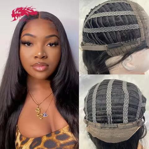 Ali Queen Hair Wear And Go Glueless Wigs 18-30inch Straight Glueless Wig Ready To Go Human Hair Wigs