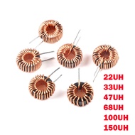 5pcs 50125 Iron Silicon Aluminum Magnetic Ring Inductor 22UH 33UH 47UH 68UH 100UH 150UH High Current