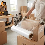 [prettyia] Stretch Film Shrink Film 50 Cm, Waterproof Stretch Film for Moving Furniture