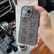 Cute Foodie Casing For Samsung Galaxy S26 Plus Ultra S25 FE A06 A57 A37 A17 A07 A56 A26 F56 M56 F16 