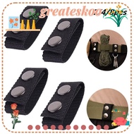 GREATESKOO 1/4/8Pcs Belt Keeper  Double Snaps Portable Heavy Duty