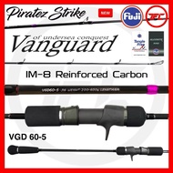 PIRATEZ STRIKE VANGUARD Baitcast Overhead Jigging Rod Joran Pancing SW Saltwater Slow Fast Jig Verti