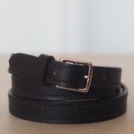 HERMES 愛馬仕 Etriviere 手環 黑色 皮革 銀色 復古 Margiela