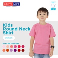 Active Life Kids Round Neck Shirt 11 Colors (Lt. Pink, Coral, Hawaiian, Crimson, Salmon, and more) A