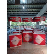 DesK Branding Event / Sales Table / Event Promotion Table / Telkomsel Stand Booth / Branding Booth