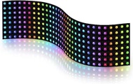 BTF-LIGHTING WS2812B RGB 5050SMD Individually Addressable Digital 8x32 256 Pixels 12.5in x 3.1in LED