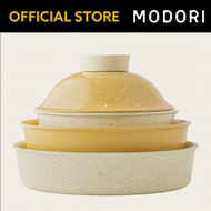 Modori - 磨石鍋具組 芥末黃