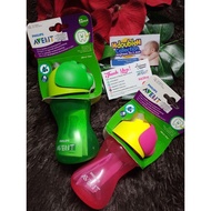 Philips AVENT Straw Cup Botol Air  7oz,10oz, Avent Sippy Soft Spout Cup 7oz