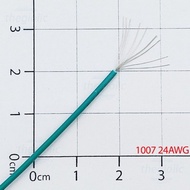 [10 Pieces]- Single Multi-Core Electrical Wire 1007 24AWG Green