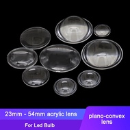 2pcs 23mm - 54mm Optical Acrylic Convex Lens for Led light