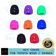 SG Toyota Wigo / Toyota Avanza Toyota Raize E Silicone Car Key Remote Cover 1 piece only