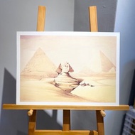 藝術家David Roberts - 人面獅身像1839復刻版ART PRINT