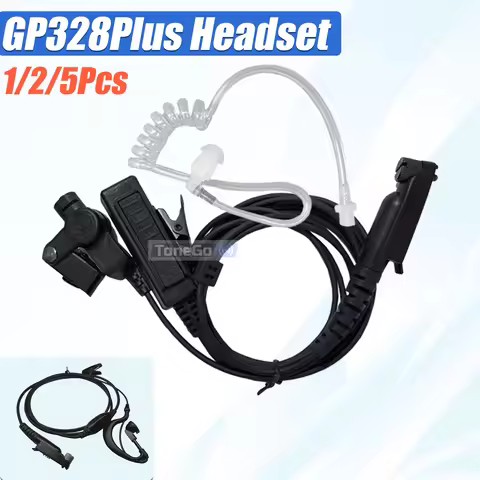 iradio UV-98 Plus Headset GP328 Plus Acoustic Tube Headset Big PTT Earphone Mic For RT-880 GP344 GP3