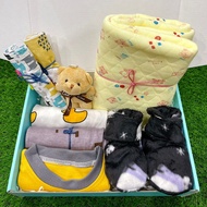 SET-C BOY (Yellow) | 0-6 months BABY GIFT BOX | GIFT SET | SET HADIAH