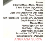 Mixer Audio Ashley Premium 6 Premium6 6 Channel Original Soundcard