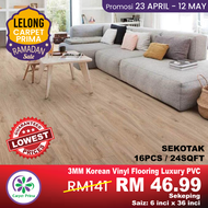 SPECIAL OFFER 3mm Vinyl Flooring Luxury Plank PVC 6x36inch 16pcs/24sqft