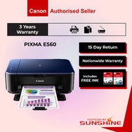 CANON Pixma E560 3 IN 1 WiFi Duplex Printer - Printer Print,Scan,Copy