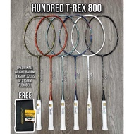 Hundred T-Rex 800 Original Lightweight 84g Flexible Power Control Tension 32lbs Badminton Racket