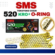 520 CHAIN SMS CHAIN SPROCKET 520XER 520XWE 520KRO ORING CHAIN XRING CHAIN YAMAHA MODENAS KAWASAKI AT