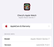 Apple watch S7 41mm Red