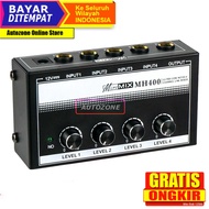 XTUGA Professional Ultra-compact Karaoke Mixer Amplifier 4CH - MH400
