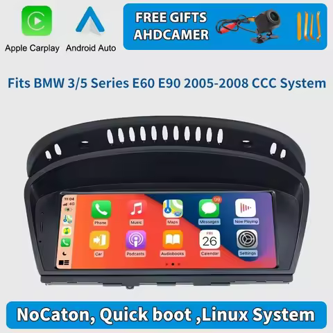 8.8Inch Linux Car Radio Android Auto For BMW 3/5 Series E60 E90 CCC System Carplay