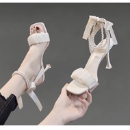 7 Inch Bow High Heels with Pointed Heels, Chic and Breathtaking C199