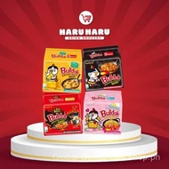 HARU Samyang Noodle Buldak Ramen NOT HALAL Dry Noodle 5pcs - ( Creamy Carbonara / Original / Cheese 