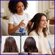 Hair Spray Shine Anti Frizz Water-Based Solution 60ml Strengthening Hair Scalp Spray for Dry Sensiti