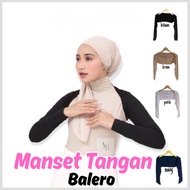 Jumbo Long Sleeve Bolero Crop Top Cool MaterialWanita