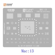 Amaoe Mac1-13 BGA Reballing Stencil For MacBook Pro Mac M1 M2 Pro M3 M4 M5 A2159 A1534 SR23G SR2ZY/E