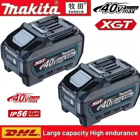 Makita 40V MAX XGT Lithium Ion Battery 4.0AH 5.0AH Original Battery BL4020 BL4025 BL4040 BL4050 BL40