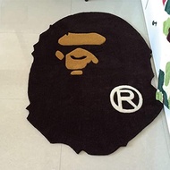 Azgmm A Bathing Ape Bape Carpet Rug Monkey(80Cm-60Cm)