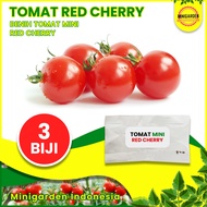 BENIH TOMAT MINI MERAH RED CHERRY 3 BIJI bibit sayur buah tomat cherry ceri merah import F1 IMPORT M