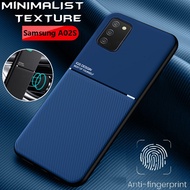 Samsung Galaxy A02S A02 A 02S Matte Phone Case Casing Magnet Holder Casing Shockproof Silicone Prote