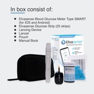 New ELVASENSE - Alat Cek Gula Darah / Alat Monitor Gula Darah