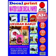 TRANSPARENT WATER SLIDE DECAL PRINTINGJasa