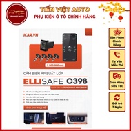 Cảm biến áp suất lốp ICAR Ellisafe C398 hiển thị cổng chờ zin theo xe Toyota Mitsubishi Suzuki Subar