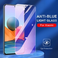 Anti Blue Ray Tempered Glass for Xiaomi 13 12T 12 Lite Mi Redmi Note 12S 4G 12 11S 9s 12C 7 8 9 Pro K30 8A 7A 9T Mi 11 Lite 5G 10T Poco F5 F4 X5 X4 GT X3 NFC F2 X2 M4 M3 Pro 5G Screen Protector