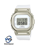 Casio G-Shock Square Design GM-S5600G-7D Lineup for Ladies' White Resin Band Watch