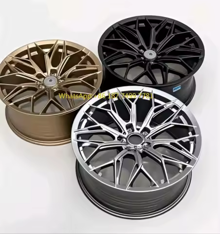 18 19 20 Inch A356 Cast Alloy Wheels 5x108 5x112 5x114.3 5x120 Multi-Spoke Passenger Car Rims