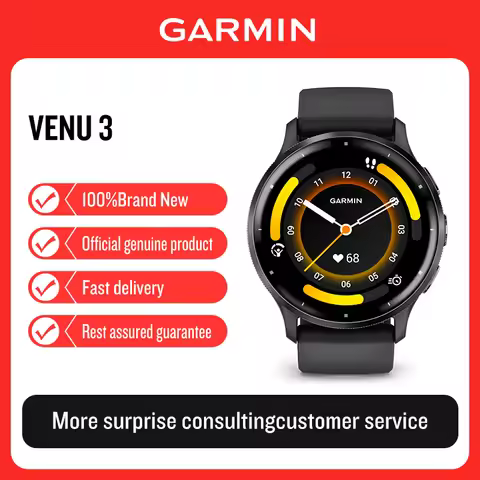 Garmin venu3s/3 running Professional sports watch for fitness running, HRV, swimming, and smartwatch