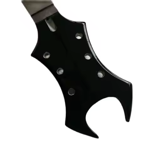 Exotic Ox Head Electric Guitar Neck with Full Spray Paint Rosewood Fingerboard And 24 Diamond Inlay 