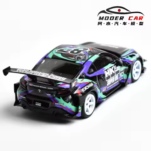 MINIGT 1:64 1005 GR86 HKS Diecast Model Car