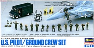 U.S.Pilot / Ground Crew Set 1/72 HASEGAWA