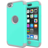 Shockproof Case for iPod Touch 7/ Touch 6/ Touch 5, Heavy Duty High Impact Armor Case Cover Protecti