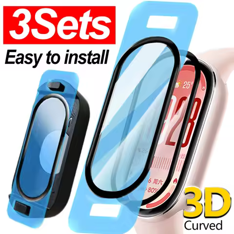 Easy to Install Screen Protector for Xaomi Mi Band 10 Anti-scratch Full Coverage Smart Watch Protect