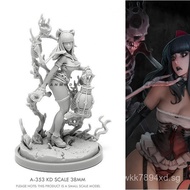 38mm  Beauty Soldier Goddess Series Resin soldier figure(Original white mold) A-353 H2U6