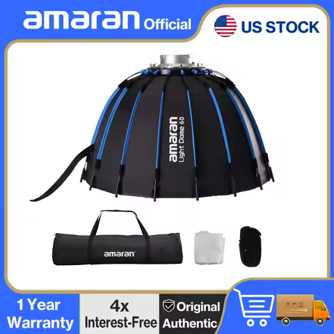 Amaran Light Dome 60 Quick-Setup Deep Parabolic Octagonal Softbox for Amaran 300c 150c 200xS 60xS by