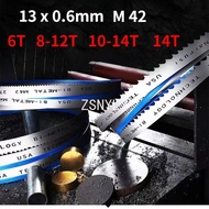 M42 Bi-Metal 1/2" Band Saw Blades. 1400 1140 1790 2240 x 13mm With 6, 14Tpi Bandsaw Blade Cutting Ha